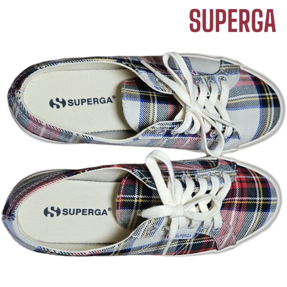 Superga Tartan Plaid Sneakers - Picture 6 of 11